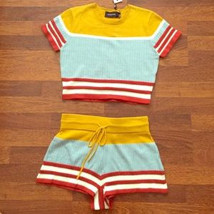 🚫SOLD🚫MINKPINK 2 piece color block set!