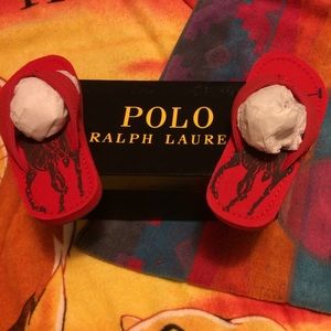 Ralph Lauren Theo Big Pony Flip-Flops