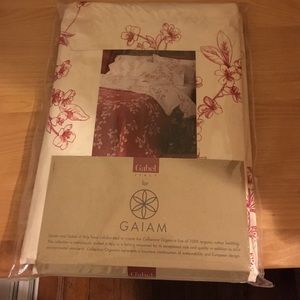 Gaiam organic cotton duvet cover