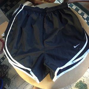 black nike shorts