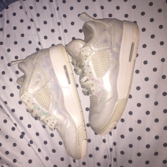 silver jordans