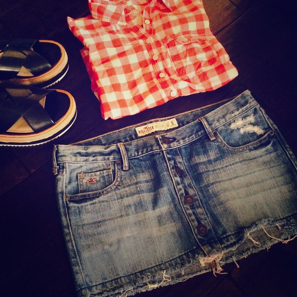 Hollister Denim Skirt