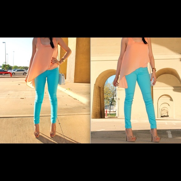 MICHAEL KORS Turquoise Jeans