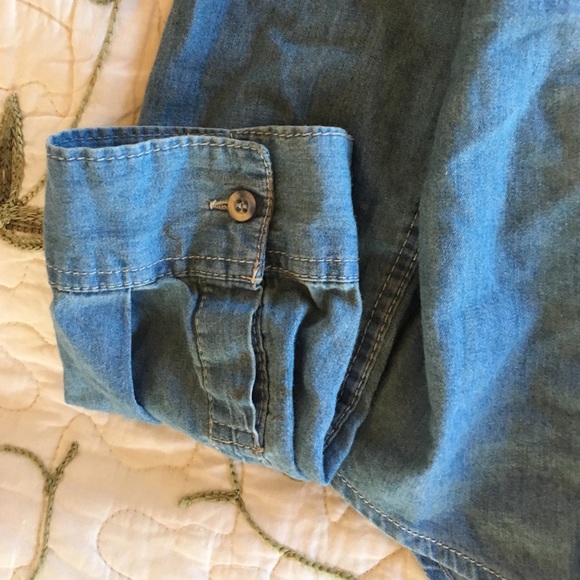 Denim Button Down - Picture 2 of 3