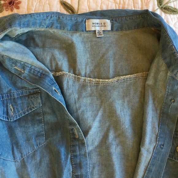 Denim Button Down - Picture 3 of 3