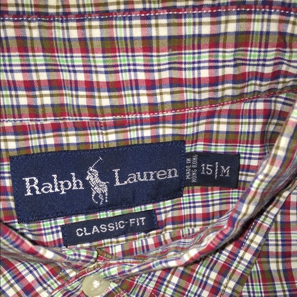 Men's Ralph Lauren Classic Fit Button Down - M - Picture 2 of 4