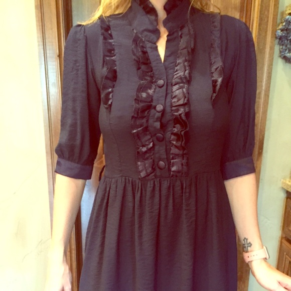 Blue dress shirt dress