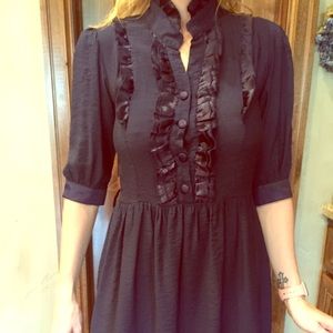 Blue dress shirt dress