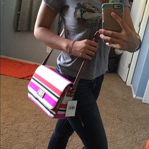BRAND NEW! kate spade multi striped bag