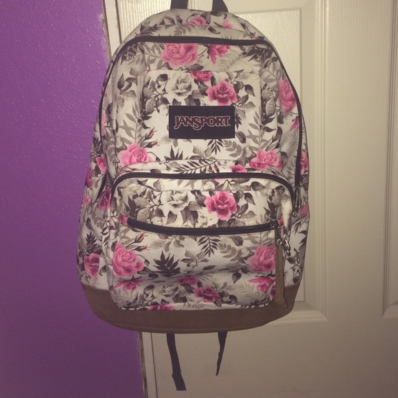 Floral Jansport Backpack 🌷