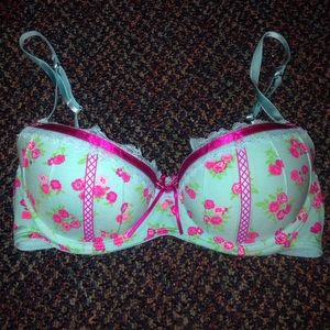 Candies floral bustier bra