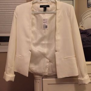 White blazer