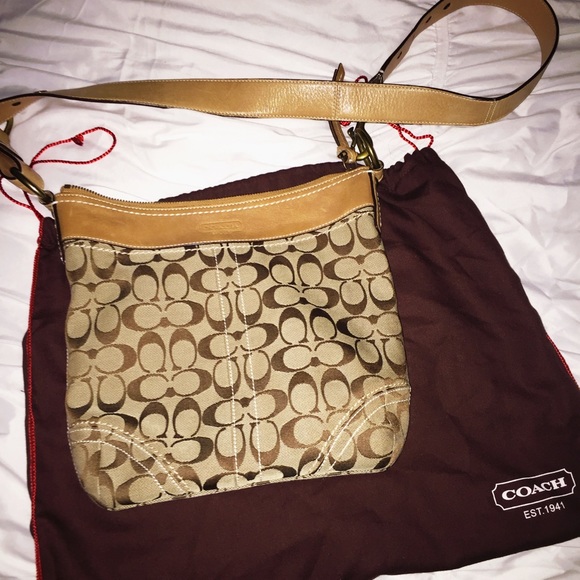 Coach cross body bag