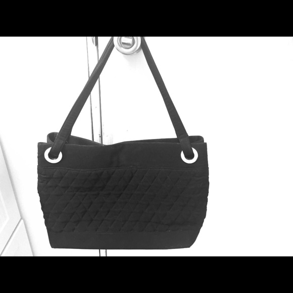Vera Bradley Black Microfiber bag