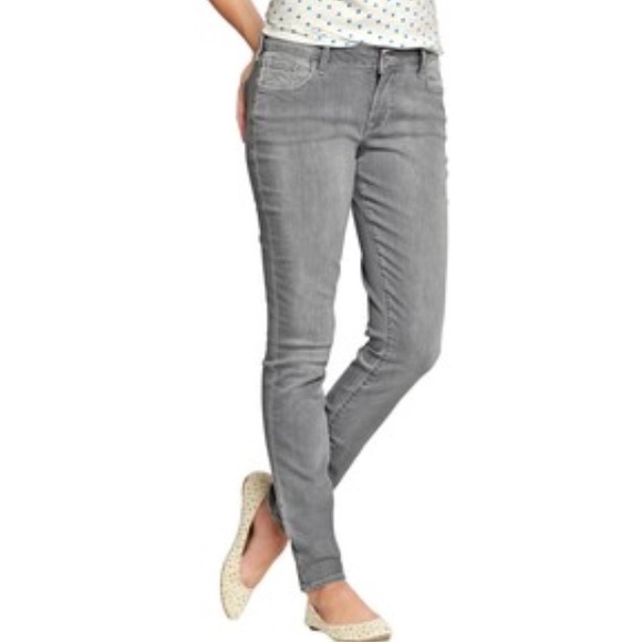 Old Navy Rockstar Gray Jeans