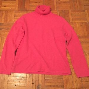 Medium hot pink cashmere sweater