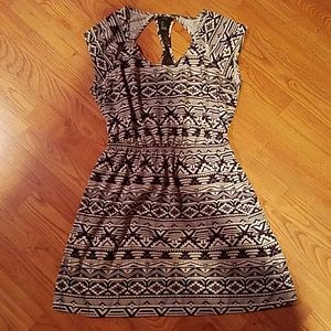 RESERVED Tribal print dress