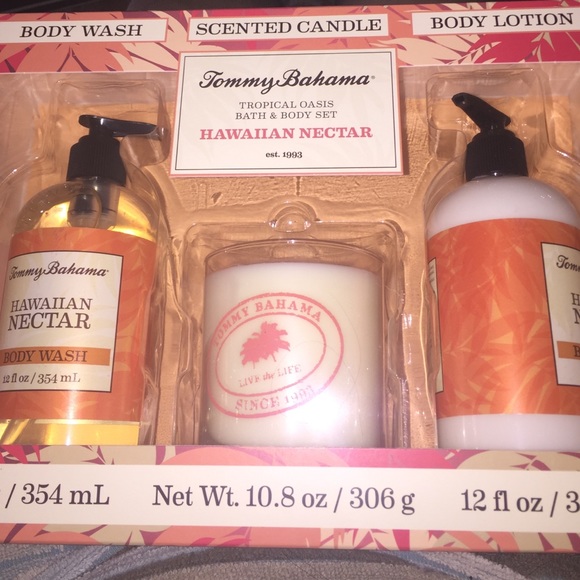Tommy Bahama Hawaiian nectar bath and body set