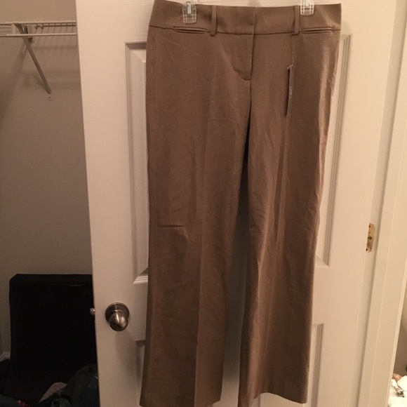 Ann Taylor Loft tan trousers