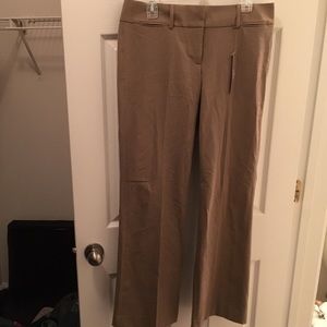 Ann Taylor Loft tan trousers