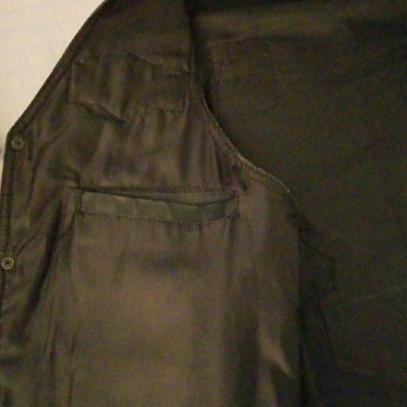 SOLD!! Genuine leather motorcycle vest - Picture 5 of 6