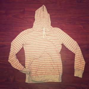 Nike longsleeve striped hoodie