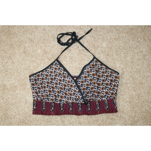 Cute Floral Crop Top