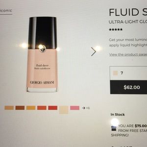 Giorgio Armani fluid sheer 7