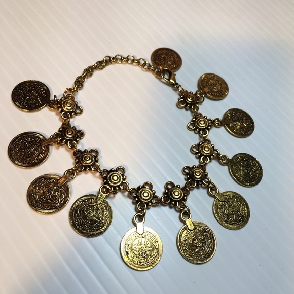 Silver or Gold Anklet Ankle Bracelet - Picture 2 of 3