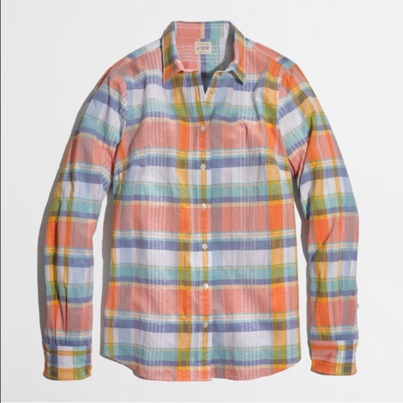 Jcrew Plaid Button Down - image 1