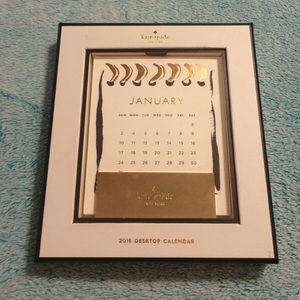 kate spade 2016 desktop calendar