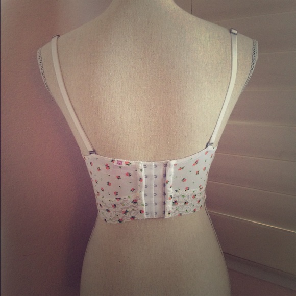 Victoria Secret Pink Corset Floral Bra 🎀
