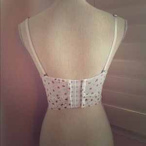 Victoria Secret Pink Corset Floral Bra 🎀