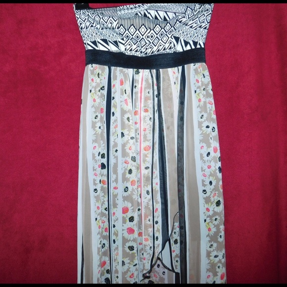 Staples, Patterned High-low dress