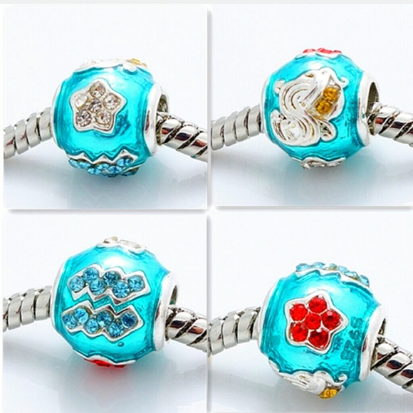 Brand new aquarious charm for bracelet