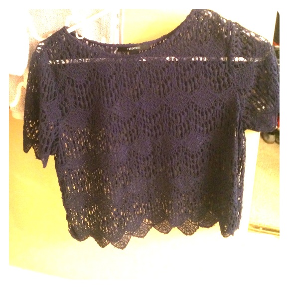 Lacey crop top