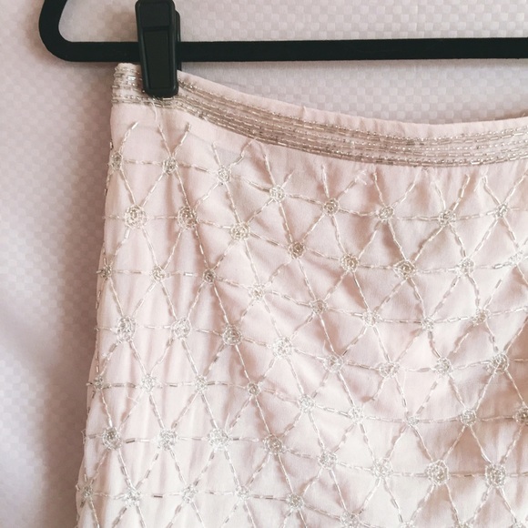 Sequin Beaded Mini Skirt - Picture 2 of 3