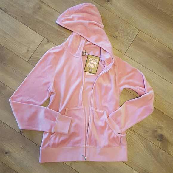 Pink zip up hoodie - so soft!