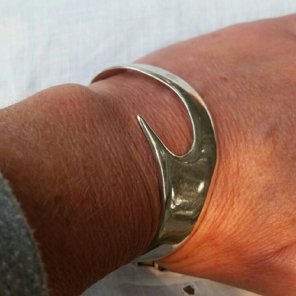 Solid Sterling Silver Warrior Bracelet - Picture 1 of 4