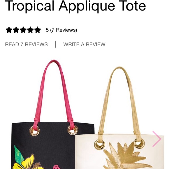 Tropical Appliqué Tote