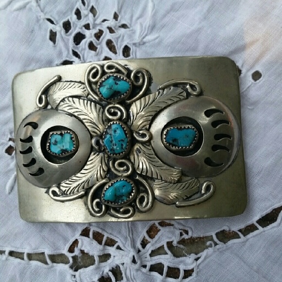 Turquoise Belt Buckle