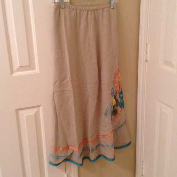 J. Jill Linen Skirt