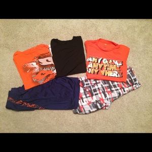 Boys lot of shirts and shorts.  Size large 14-16.