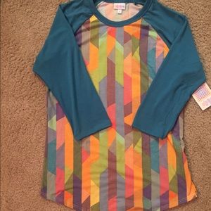 LuLaRoe | Tops | Lularoe Randy Baseball Tee Nwt Large | Poshmark
