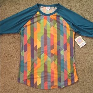LuLaRoe | Tops | Lularoe Randy Baseball Tee Nwt Large | Poshmark