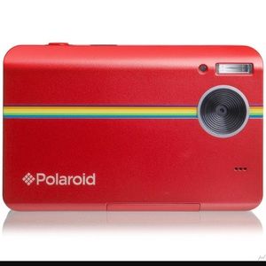 Red Digital Polaroid Camera