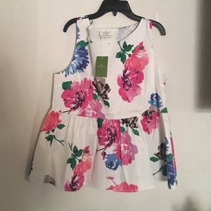 Kate Spade Peplum Top
