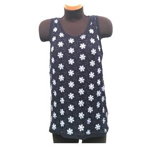 💟final price💟 j. crew floral lace tank top