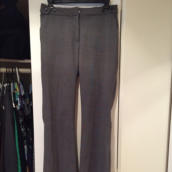 Black and white slacks