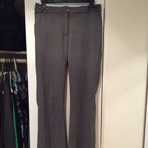 Black and white slacks